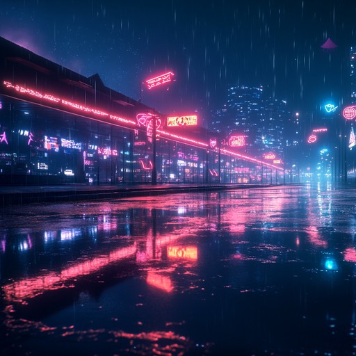 An atmospheric journey combining gentle synth layers and rhythmic pulses, transporting listeners to a serene night in a futuristic city where technology and tranquility coexist.