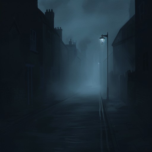 Listeners are guided through ghostly abandoned streets at night, a dark phonk rhythm enveloping them with reverb drenched beats and ominous synth layers, crafting a suspenseful and unsettling atmosphere of urban desolation.