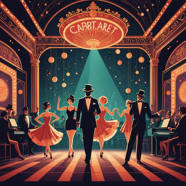 A song designed to celebrate the glamorous, theatrical essence of cabaret, imbued with euphoric, energetic beats that echo through a bustling, shimmering night. Its vivacious rhythm perfectly complements the exhilarating ambiance of a cabaret dancefloor, sweeping listeners into a whirlwind of joy and celebration.