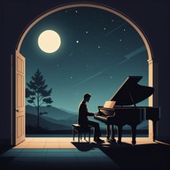 haunting piano melodies that echo through the night.