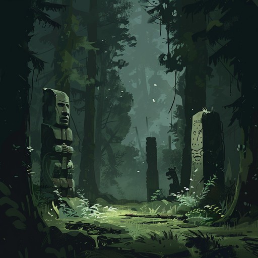 Experience the chilling combination of deep tribal drums and haunting whispers echoing through a dense and ancient forest. The track features unsettling rhythms and eerie atmospherics that transport listeners to a mysterious, ritualistic ceremony. The slow, methodical pacing creates an immersive atmosphere perfectly suited for horror or suspense themes.