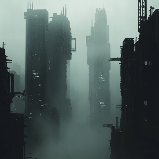 A foreboding instrumental piece that merges aggressive industrial rhythms with haunting rock melodies, creating a soundscape that evokes abandoned factories and the mechanical echoes of a dystopian world.