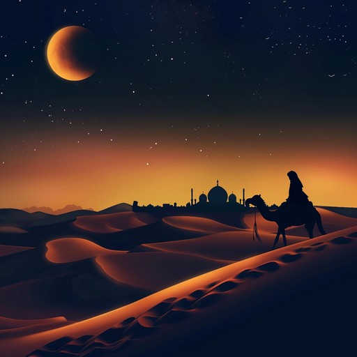 A mesmerizing instrumental composition that transports the listener to the mystical lands of the middle east. Featuring the hypnotic melodies of the oud and the captivating rhythms of the darbuka, this enchanting piece evokes images of desert caravans, bustling bazaars, and ancient tales of wonder. The intricate interplay between the instruments creates a rich tapestry of sound, while the occasional flourishes of the ney add an ethereal touch to the overall atmosphere