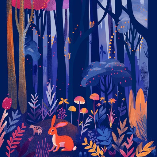 Venture into an enchanted woodland where playful critters and dramatic adventures collide. This dynamic piece features light hearted and animated flute melodies intertwined with moments of suspense, bringing the fantastical narrative to life.