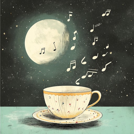 An instrumental torch lounge piece combining whimsical melodies and gentle undertones, creating an enchanting atmosphere reminiscent of a cozy evening in a vintage café