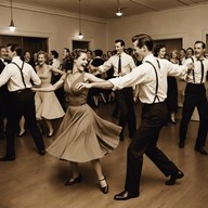 furious, energetic, powerful swing music