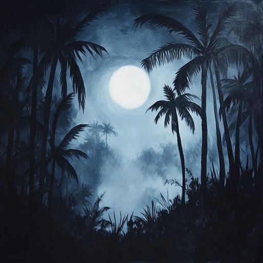 An eerie instrumental combining haunting marimba tones with ambient soundscapes to create a mysterious tropical atmosphere. The track features sparse rhythms and unsettling melodies that evoke the enigmatic mood of a jungle at night.