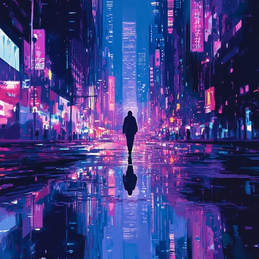 An instrumental journey through shimmering city streets at night, where dreamy synthesizers and steady new wave beats evoke wandering under glowing neon signs and endless reflections