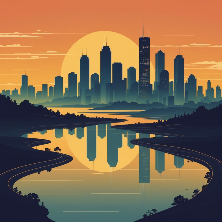 Imagine cruising through a cityscape as the sun sets, with smooth, groovy hip hop beats playing in the backdrop, setting a perfect chill urban adventure vibe. The music blends elements of old school hip hop with modern nuances, inviting introspective musings and easy head nods.