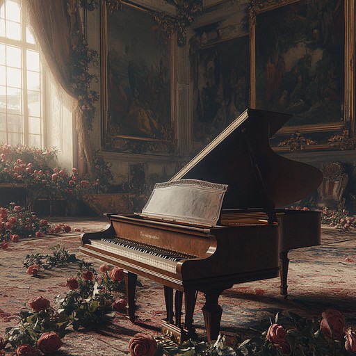 A deeply moving harpsichord composition that delves into the emotions of loss and yearning. The intricate baroque melodies highlight a sense of fading beauty and unattainable memories, drawing the listener into an introspective journey through time.