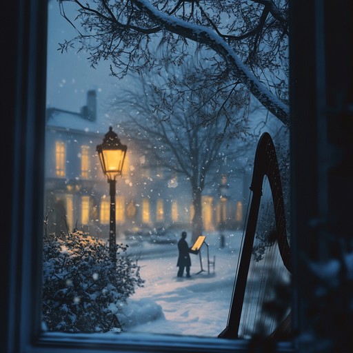 Imagine sitting beside a gently crackling fireplace, wrapped in a blanket, as a harpist weaves magic into the cold air, playing songs that make the heart feel full and at peace. This alternative track taps into the deepest emotions of comfort, nostalgia, and joy that christmas brings.