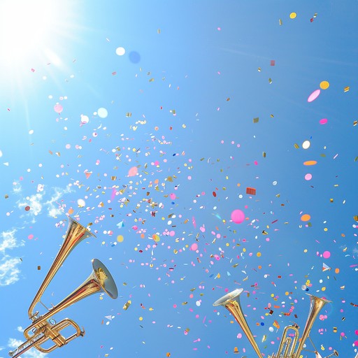 Bursting with vibrant brass, this song captures the essence of a sunlit carnival day, complete with the sounds of laughter, spinning rides, and colorful confetti. The dynamic shifts guide the listener through the various joyful moments of a carefree celebration.