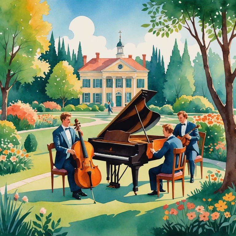 A composition that lifts the spirits with every note played, evoking the gentle warmth and vibrant colors of spring. The harpsichord leads a dance reminiscent of the blooming flowers and fresh leaves, making it a perfect accompaniment for morning routines or high teas.