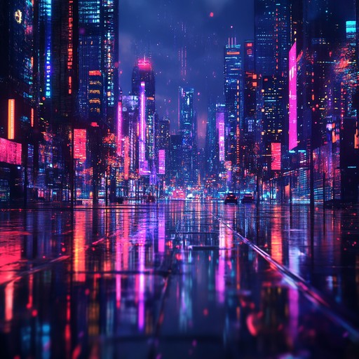 Transport yourself to the heart of the 1980s with a vibrant, energetic track that captures the essence of neon lights and bustling cityscapes. Featuring catchy synth hooks, dynamic rhythms, and a pulsating beat, this synthwave piece will make you want to move and groove under the sky. Perfect for a modern twist on the retro sound.