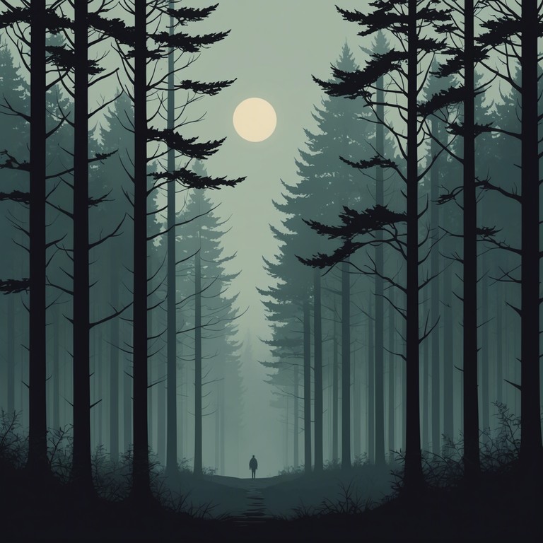 This track leverages stealthy string plucks and a haunting woodwind melody to create a soundscape that conveys the tension of lurking dangers and imminent threats. The music slowly builds in intensity, mimicking the increasing anxiety of an individual who senses a creeping shadow but cannot yet see it, perfect for suspenseful moments in film or immersive gameplay scenarios.