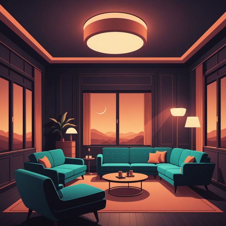 This piece blends the glitzy essence of glam rock with a serene and calming melody, utilizing soothing synthesizer tones to create a lounge like atmosphere. The track is perfect for evening relaxation or setting a laid back yet chic vibe.