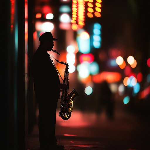 A soulful jazz instrumental that captures the essence of a city at night, blending haunting saxophone melodies with a deep, rhythmic groove to evoke feelings of longing and introspection