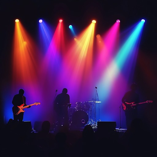 A spirited instrumental dance rock piece featuring vibrant guitar hooks, pulsating basslines, and dynamic drumming, creating an exhilarating and energetic atmosphere, ideal for lively moments.