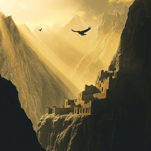 Experience the mystical allure of the andes with this inspiring instrumental piece, blending traditional panpipes with rich folk melodies to transport listeners to the soaring heights of ancient mountains and the depth of sacred traditions.