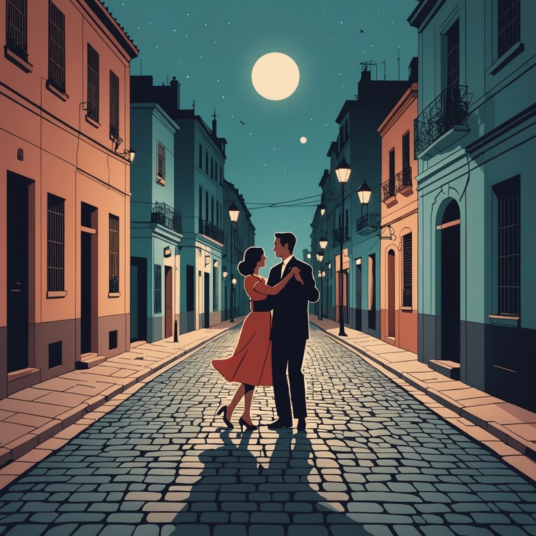 In this unique musical piece, the essence of traditional argentine tango is infused with an ethereal quality, creating a surreal and dreamlike atmosphere. Gentle yet profound, the composition invites listeners on a melancholic journey through the cobblestone streets of buenos aires, under a moonlit sky.