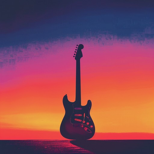 A mellow guitar led lofi tune, gently guiding listeners through peaceful and nostalgic reflections of sunlit summer evenings, creating a warm and inviting atmosphere.