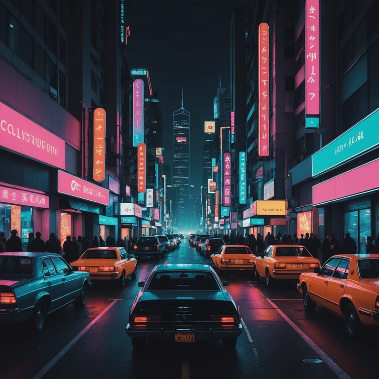 This track blends nostalgic synth waves with futuristic beats to create a mesmerizing journey through sound. The piece leans heavily on electronic sythesis, echoing the energy and mystery of a night drive through a neon lit city. The dynamic progression introduces subtle complexities while maintaining a danceable rhythm.