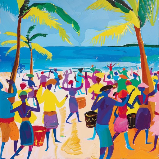 Infused with vibrant steel drums and dynamic percussion, this lively calypso piece captures the essence of a tropical carnival. Expect an exhilarating melodic ride that makes you want to dance under the caribbean sun. Perfect for scenes of joyful gatherings and summer festivities.