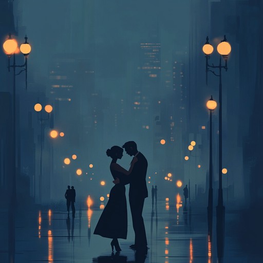 A sophisticated blend of traditional tango argentino with a touch of contemporary soundscapes, echoing the lively streets and passionate nights of buenos aires. The music captures the essence of a modern love tale set amidst the city's historical backdrop.