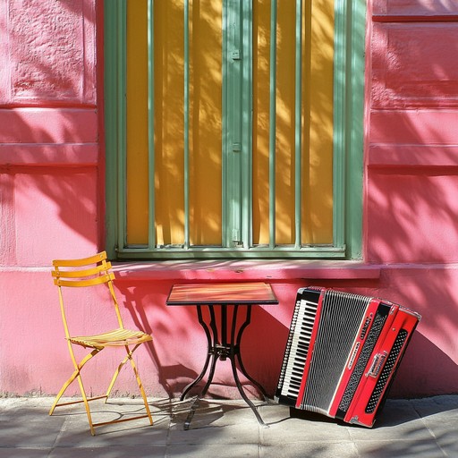 A bright and breezy instrumental that combines indie rock energy with classic french pop elements, featuring lively accordion and guitar harmonies that transport listeners to sunlit parisian boulevards filled with laughter and joy.