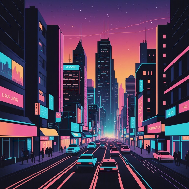 This track embodies the electric buzz of a bustling cityscape at night, enhanced with a bouncy electro groove that captures the essence of neon lights and lively urban atmosphere. Energizing beats lead the upbeat rhythm, ideal for night drives or high energy city life visuals.