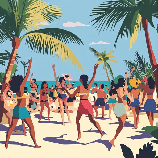 Feel the summer heat with dynamic rhythms and tropical flair, transporting listeners to a sunny beach party. The infectious beats and vibrant melodies will have everybody moving non stop from dusk till dawn