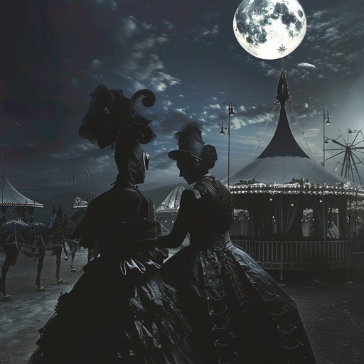 An engaging composition of piano and strings painting a picture of a moonlit carnival, filled with masked figures and hidden stories. Rhythmic transitions keep the suspense and allure alive