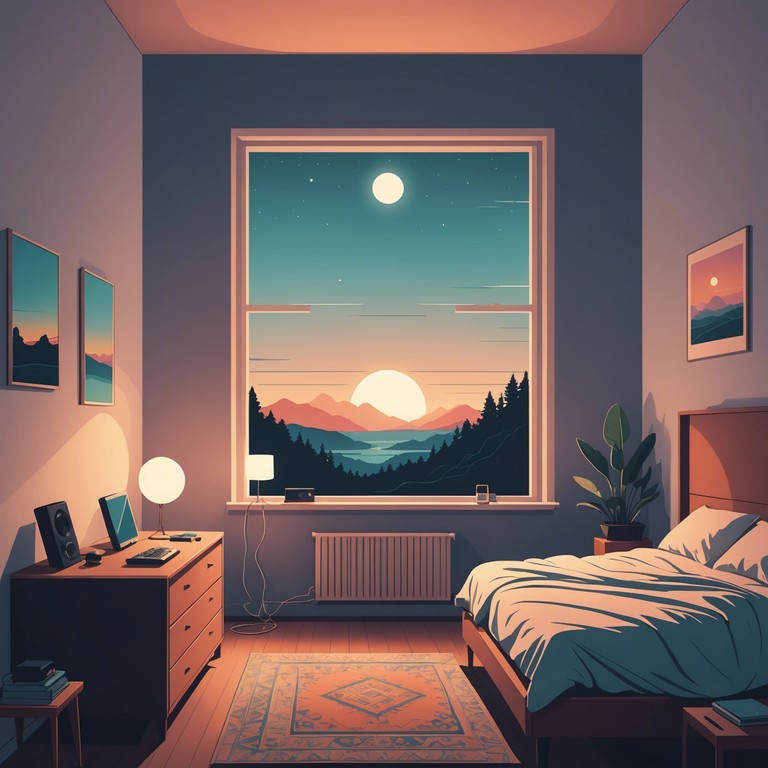 Designed as a sonic canvass, this composition merges soft rhythmic elements with layers of synth pads to create an atmosphere that fosters creativity and tranquility, perfect for background music while drawing, writing, or meditating.