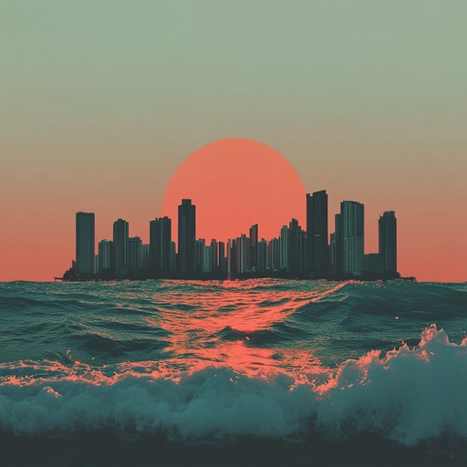 An instrumental bossa nova piece that combines the vibrant energy of urban life with the soothing melodies of the ocean, featuring powerful rhythms and smooth harmonies