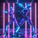 energetic beats fuel quirky robotic dance moves