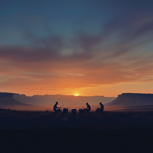 A mesmerizing instrumental with deep percussion and dreamy melodies, evoking the vast, mysterious landscapes of the sahara. The interplay of rhythms and haunting motifs create an immersive, trance like experience that sweeps listeners into an otherworldly realm.