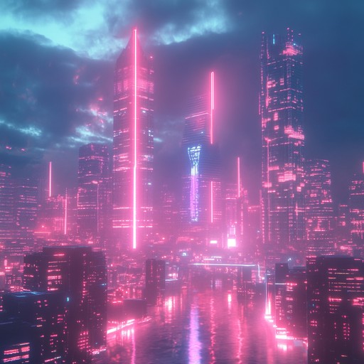 Immerse yourself in a futuristic rock symphony where electric guitars collide with otherworldly synth soundscapes. This instrumental track will transport you to a neon lit metropolis of high tech skyscrapers, buzzing with the energy of an advanced civilization. Each note is a pulse of innovation, creating an electrifying experience that is equal parts futuristic and rock inspired.