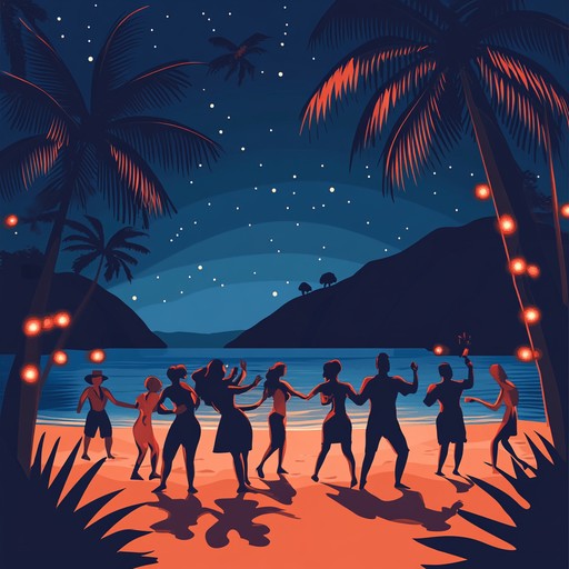 Imagine a picturesque setting where the warmth of a summer night meets the passion of salsa dancing, with each trumpet note playing under a canvas of stars.