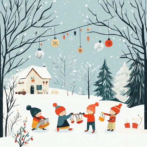 Magically blending choral harmonies and warm glockenspiel tones, this composition captures the essence of festivity and celebration, filling the air with uplifting and heartwarming melodies that evoke joy and serenity.
