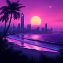 a futuristic bossa nova blending electronic and traditional rhythms