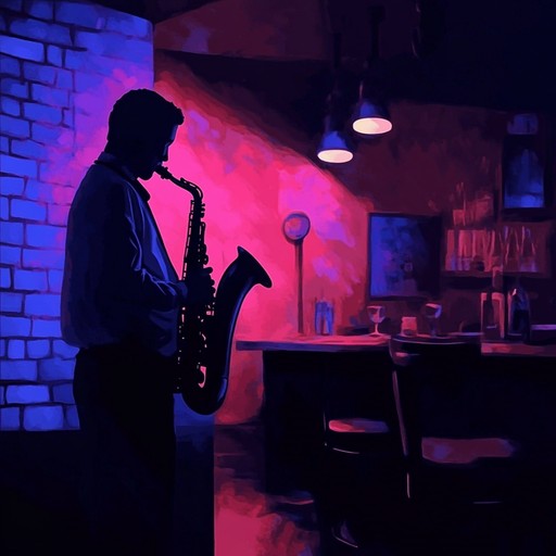 Dive into a world of smooth, sultry jazz as velvety saxophone solos intertwine with subtle piano chords and a laid back rhythm section. Imagine a dimly lit lounge, where the smoky air seems to shimmer with every note, creating an atmosphere that is both intimate and mysterious. Perfect for late night relaxation or romantic moments.