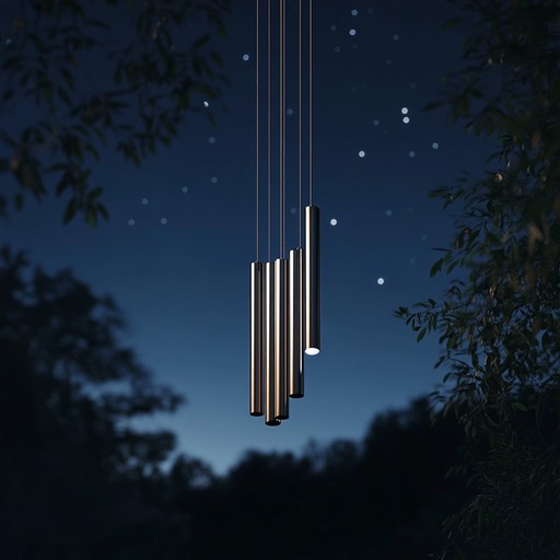 This alternative track focuses on the deeper tones of the wind chimes, sending listeners on a meditative journey beneath the starry sky, encouraging deep relaxation and emotional healing.