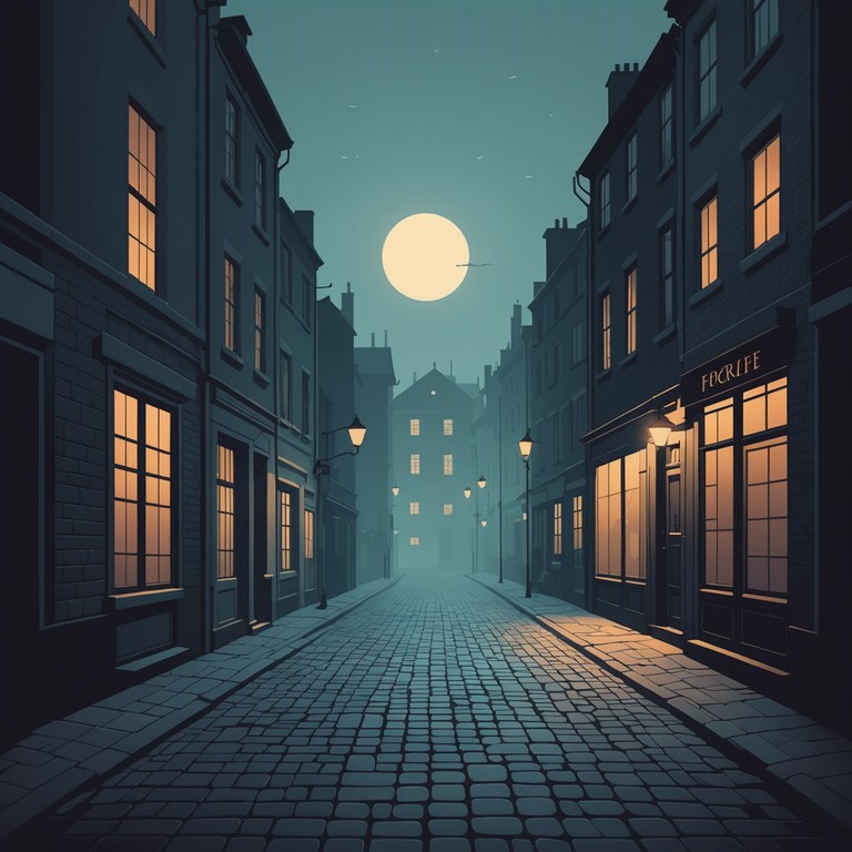 This track embodies the essence of a dark, medieval setting where shadows loom large on damp cobblestones, invoking a sense of suspense and lurking danger. Perfect for evoking the grim atmosphere of ancient, moonlit streets.