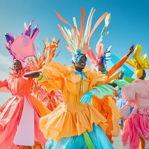 A lively and joyous track featuring samba rhythms and brass instruments. Perfect for capturing the energy of a brazilian street carnival, with infectious percussion and melodies that captivate the listener.