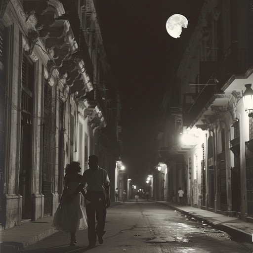 An enchanting afro cuban instrumental piece featuring smooth jazz influences, ideal for nighttime reveries and romantic evenings. Blends congas and saxophone for an intimate, resonating soundscape evocative of a cuban midnight serenade.