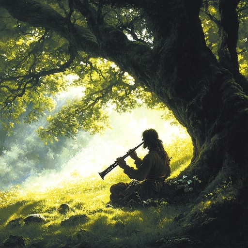 In this track, the native american flute summons the spirits of ancient landscapes, intertwining ancestral tales with the breath of nature. The soaring melodies bring listeners on a journey through tranquil forests and storied mountains, where each note resonates with the echoes of olden times