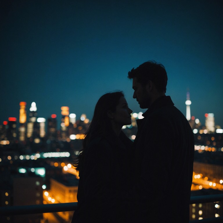 This instrumental track is designed to invite listeners into a compelling world of urban mystique, where shadows and light play a teasing game. With each synth pulse, the music paints a vivid picture of late night escapades and stolen glances, evoking a sense of complex emotions wrapped in the city's cool embrace