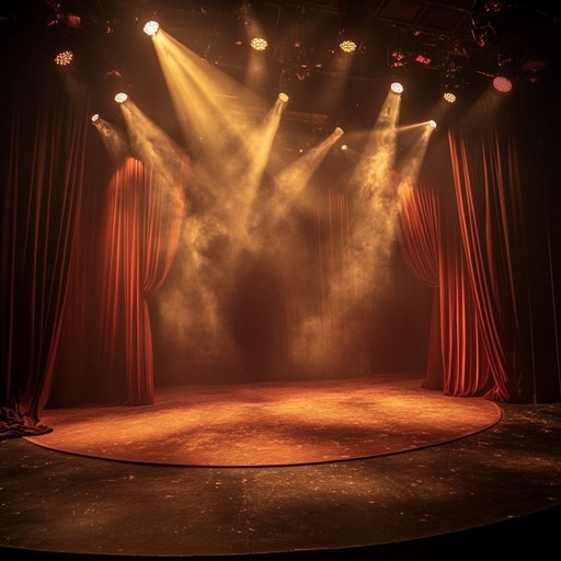 This evocative cabaret instrumental captivates with enchanting piano tunes and uplifting rhythms, perfect for inspiring dreams and aspirations. It is a burst of energy and joy, ideal for theatrical and grandiose moments.