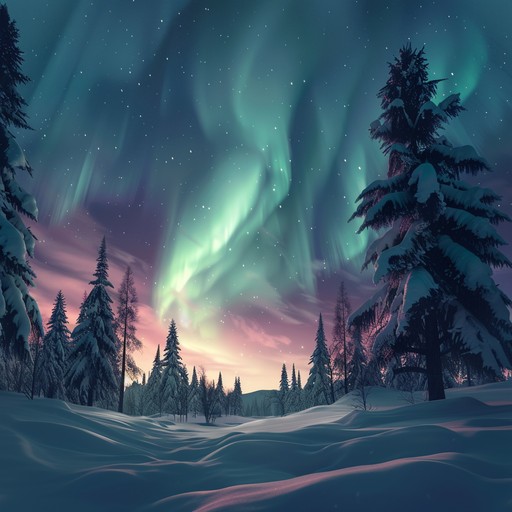 Immerse yourself in a dreamlike representation of finland's serene landscapes, featuring ethereal synths and gentle melodies. This instrumental suomipop piece evokes the tranquil beauty of finnish nature, creating an enchanting sonic journey through snow covered forests and starry nights illuminated by the aurora borealis.