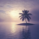 haunting tropical whispers with a serene island backdrop